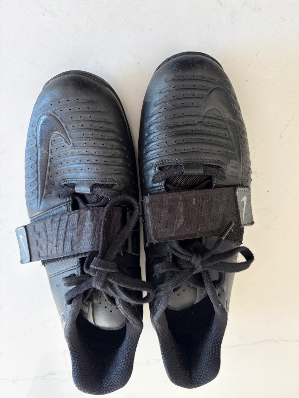 Nike romaleos 3 XD Mens size 11 shoes black leather athletic gym lifting sneaker